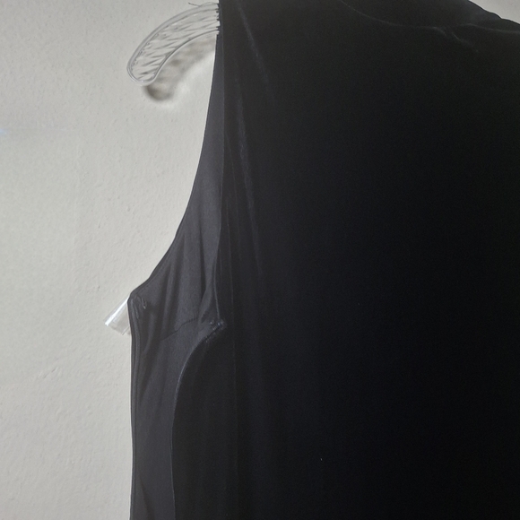 Betsy Adam Velvet Prom Gown Sz 14 Sexy Whimsigoth Maxi Dress Formal Evening Gown - Picture 16 of 16